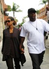 Bobby Brown & girlfriend/manager Alicia Etheridge on Bedford Dr. in Beverly Hills (June 9th 2009)