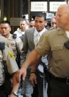 Chris Brown leaving Los Angeles courthouse (June 22nd 2009)