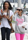Vanessa & Angela Simmons filming scenes for Daddy’s Girls (June 3rd 2009)