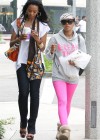 Vanessa & Angela Simmons filming scenes for Daddy’s Girls (June 3rd 2009)