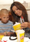 Eva Longoria kicks of Father’s Day Frosty Weekend at Wendy’s