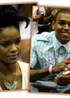 Rihanna & Chris Brown (separately) attend Game 4 of the 2009 NBA Finals