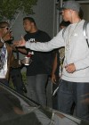 Chris Brown leaving Hollywood studio (July 21st 2009)