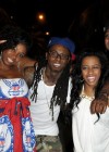 D. Woods, Lil Wayne, Shannell Woods and Mack Maine // D. Woods’ Birthday Party at Ahnvee Restaurant & Lounge in South Beach Miami