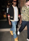 Kanye West leaving his London hotel (July 5th 2009)