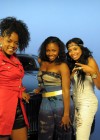 Mika Means, D. Woods and Karlie Redd on the set of Rick Ross & Trina’s “Face” music video (July 6th 2009)