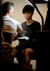 Rihanna taking tattoo lessons at East Side Ink in NYC (July 1st 2009)