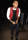 Chris Brown arrives at Guys and Dolls nightclub in Los Angeles (August 11th 2009)