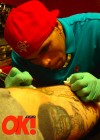 Chris Brown tattoos Bang Bang