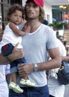 Halle Berry and Gabriel Aubry with their daughter Nahla in Malibu (August 23rd 2009)