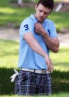Justin Timberlake playing golf at Toluka Lake in Los Angeles, CA (August 16th 2009)