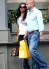 Melanie Brown and her husband Stephen Belafonte shopping in Soho, New York City (August 20th 2009)