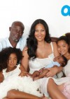 Kimora Lee, Djimon Hounsou and their son Kenzo (with Kimora’s daughters Aoki and Ming) in OK! Magazine