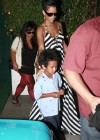 Rihanna and family out to dinner at Giorgio Baldi Ristorante in Santa Monica, CA (August 15th 2009)