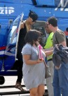 Rihanna arrives at a Manhattan heliport (August 3rd 2009)