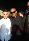 Rihanna, (director) Anthony Mandler, Kanye West and Jay-Z on the set of the “Run This Town” music video in NYC