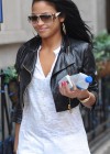 Cassie out with Diddy in uptown New York City (September 14th 2009)