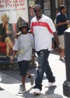 Diddy and his son Christian leave the movies in Los Angeles (September 26th 2009)