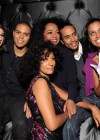 Evan Ross, his family and his girlfriend at his 21st birthday party