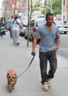 John Legend walking his dog in Soho, New York City (September 23rd 2009)