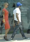 Kanye West and Amber Rose shopping on Robertson Blvd. in LA (September 3rd 2009)