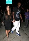 Khloe Kardashian and Lamar Odom outside BOA restaurant in Beverly Hills (September 5th 2009)