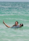 Kourtney Kardashian and Scott Disick at Miami’s South Beach (September 6th 2009)