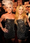 Pink and Shakira wear the same dress on the Red Carpet at the 2009 MTV Video Music Awards