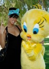 Rihanna and Tweety Bird at Six Flag’s Magic Mountain in Valencia, CA (August 31st 2009)