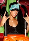 Rihanna at Six Flag’s Magic Mountain in Valencia, CA (August 31st 2009)