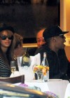 Beyonce & Jay-Z have lunch at Nello’s restaurant in New York City (October 26th 2009)