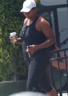 Queen Latifah leaving Urth Cafe in West Hollywood (October 23rd 2009)