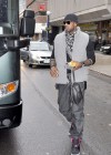 Lebron James of the Cleveland Cavaliers outside his hotel in Toronto, Ontario (Canada) – October 28th 2009