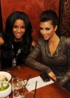 Ciara and Kim Kardashian // Kim Kardashian’s 28th Birthday Party at TAO in Las Vegas