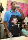 Ron Artest visits Millions of Milkshakes in West Hollywood to create his custom milkshake, “The Defensive Booster”
