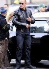 Dwayne Johnson on the set of new movie “The Other Guys” in Manhattan, New York City (October 23rd 2009)