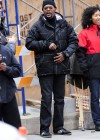 Samuel L. Jackson on the set of new movie “The Other Guys” in Manhattan, New York City (October 23rd 2009)