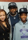 Spike Lee, his daughter Satchel and his son Jackson // Michael Jackson “This Is It” Movie Premiere in New York City