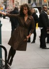 Tyra Banks on the set of a new photoshoot in New York City (October 12th 2009)