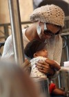 Bobby Brown’s girlfriend Alicia Etheridge and their son Cassius eating lunch in Hollywood, CA – November 16th 2009