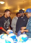 Daniel “Boobie” Gibson (Keyshia Cole’s boyfriend) giving away turkeys/groceries at Bethany Baptist Church in Cleveland