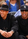 Jay-Z and Alex Rodriguez // New York Knicks vs. Cleveland Cavaliers Basketball Game in NYC