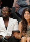 Will.i.am and Fergie // Los Angeles Lakers vs. Oklahoma City Thunder at the Staples Center – November 22nd 2009
