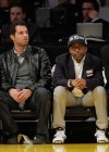 Alex Rodriguez, Spike Lee and Reggie Miller // Lakers vs. Knicks basketball game in Los Angeles – November 24th 2009