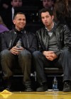 A-Rod and a friend // Lakers vs. Knicks basketball game in Los Angeles – November 24th 2009