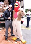 Pitbull & Mr. Turkey delivering Turkeys in Miami