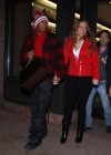 Nick Cannon and Mariah Carey leaving the Gucci store in Aspen, CO – December 21st 2009