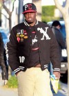Diddy out and about (eating candy he had just bought from some kids) in Los Angeles – December 22nd 2009