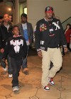 Diddy and his 11-year-old son Christian Combs leave a Hollywood movie theater – December 22nd 2009