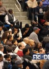Chris Brown & Usher eating chicken wings // Atlanta Hawks vs. Cleveland Cavaliers Basketball Game – December 29th 2009